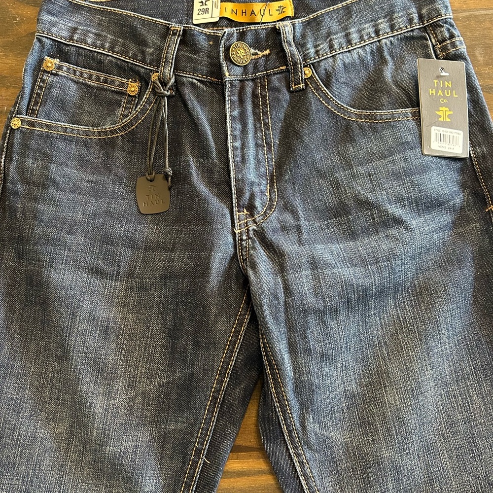 Tin Haul Dark Blue Men's Straight Jeans